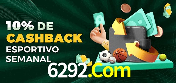 10% de bônus de cashback na 6292.Com